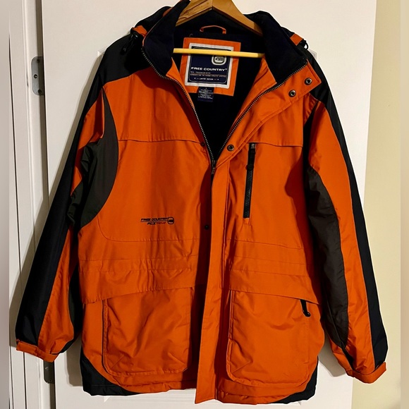 Free Country Jackets & Coats Mens Orange Free Country Fc Xtreme